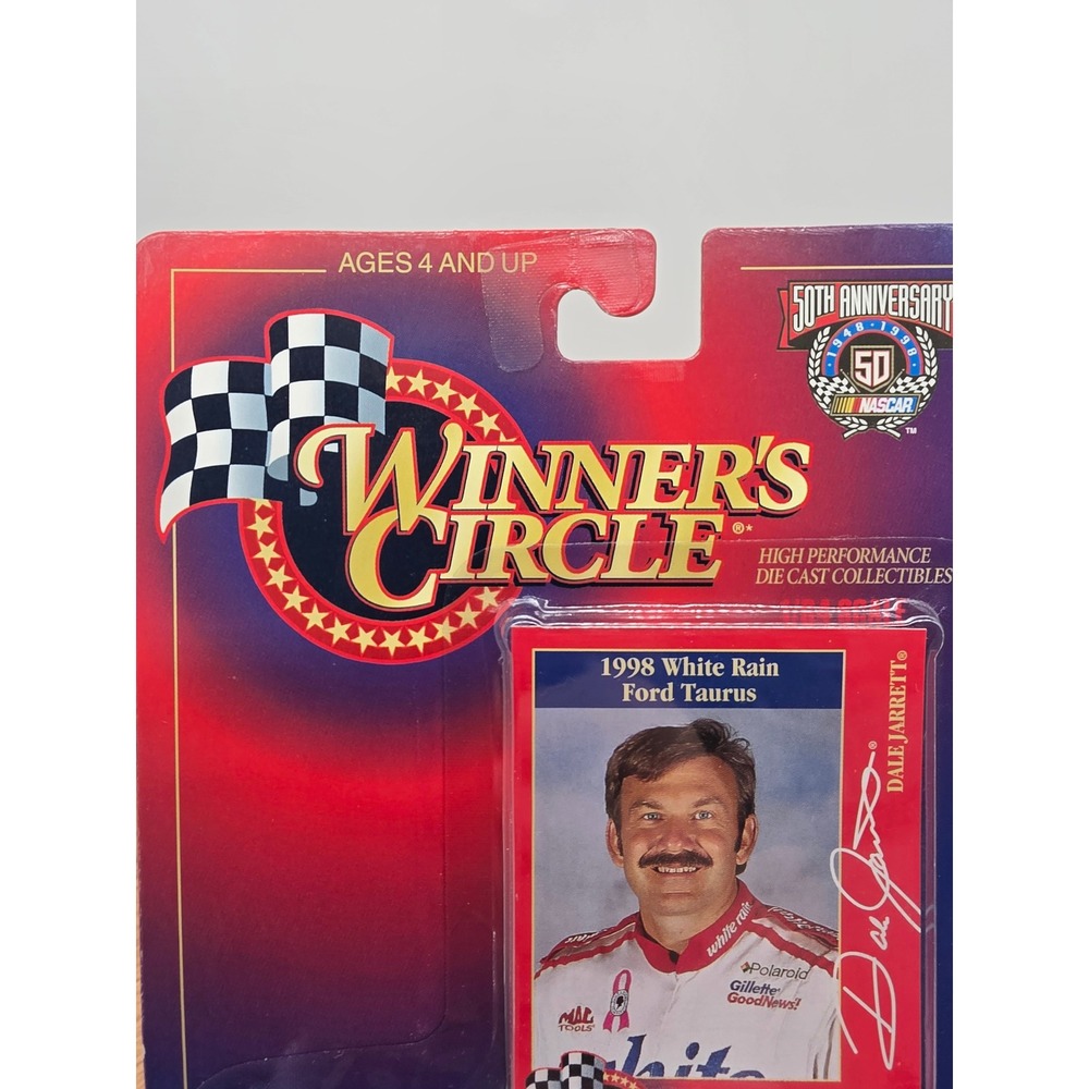 Winner's Circle 1998 White Rain Ford Dale Jarrett 32 NASCAR 50th Anniv 1:64